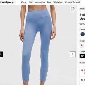 lululemon athletica Women's Swift Speed High-Rise Leggings - Prep Blue